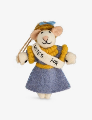 SELFRIDGES EDIT: Emmeline The Mouse Felt Christmas Decoration