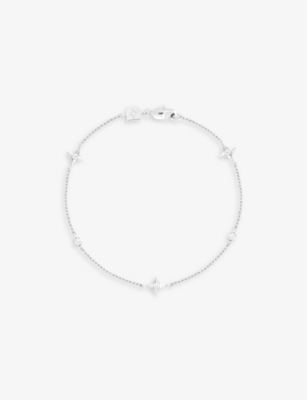 ASTRID & MIYU: Cosmic Star Charm rhodium-plated sterling-silver and cubic zirconia bracelet