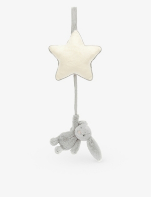 JELLYCAT: Bashful Bunny woven musical toy 30cm