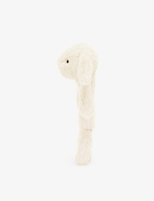 JELLYCAT: Bashful Bunny faux-fur rattle 18cm