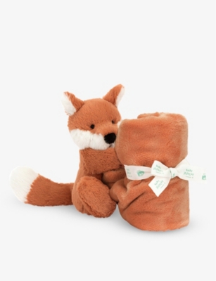 JELLYCAT: Bashful Fox soft toy soother 34cm