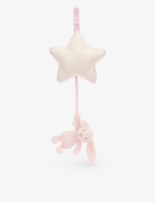 JELLYCAT: Bashful Bunny woven musical toy 30cm