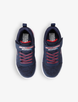 Shop Skechers Kids' Bounder Logo Woven Low-top Trainers Navy