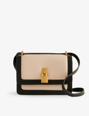 TED BAKER Padlock mini leather cross body bag Selfridges