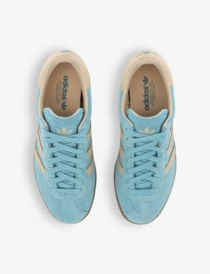 Shop Adidas Originals Adidas Women's Easy Mint Crystal Sand Gazelle 85 Suede Low-top Trainers In Easy Mint  Crystal Sand