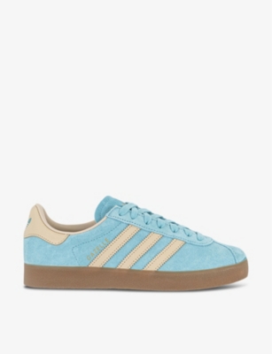 Shop Adidas Originals Adidas Women's Easy Mint Crystal Sand Gazelle 85 Suede Low-top Trainers In Easy Mint  Crystal Sand