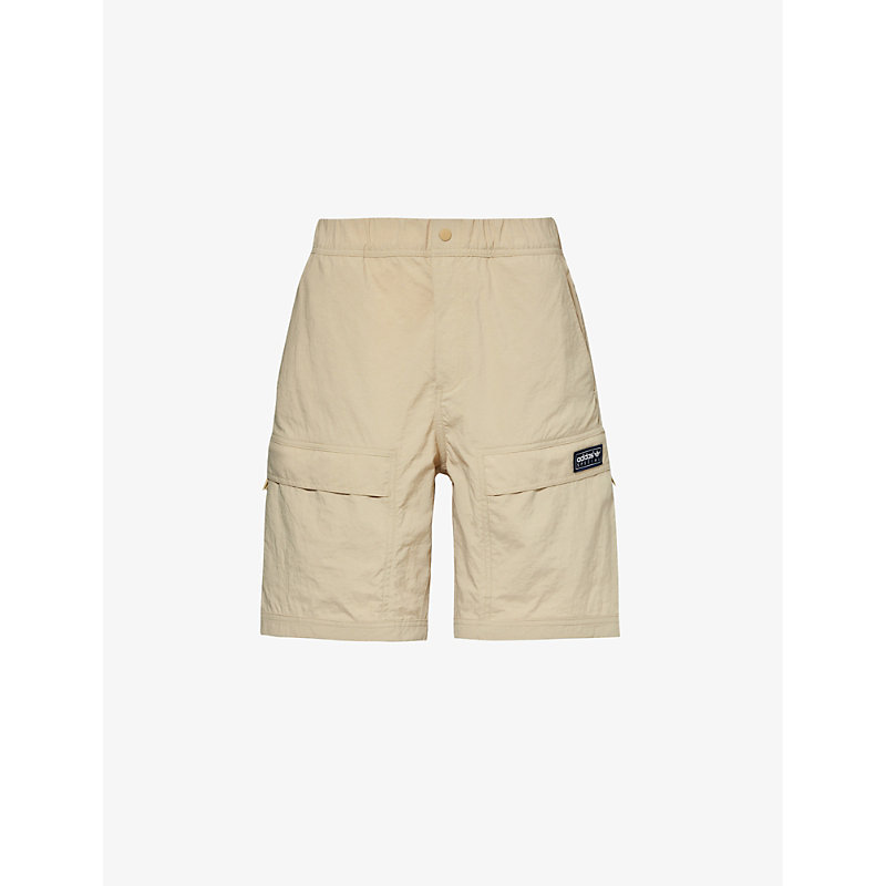 Shop Adidas Statement Men's Savannah Rossendale Brand-appliqué Woven Shorts
