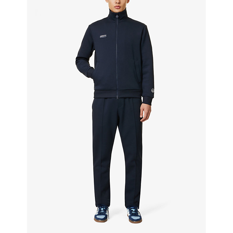 Shop Adidas Statement Men's Night Navy Spezial Anglezarke Recycled Polyester-blend Track Jacket