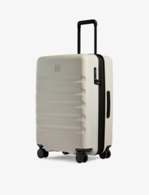 ANTLER TAUPE ICON STRIPE MEDIUM SHELL FOUR-WHEELED SUITCASE 67CM 