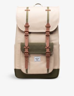 Shop Herschel Supply Co Women's Twill/ivy Green Little America Recycled-polyester Backpack