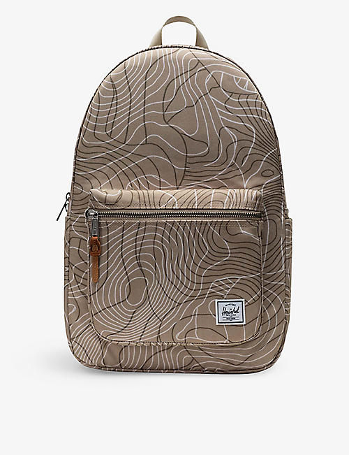 HERSCHEL SUPPLY CO: Settlement twill-topography recycled-polyester backpack