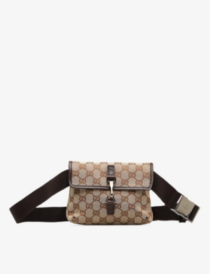RESELFRIDGES: Pre-loved Gucci Jackie leather belt bag