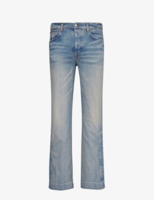 Jeans Amiri Stacked Flare Para Hombre - Azul