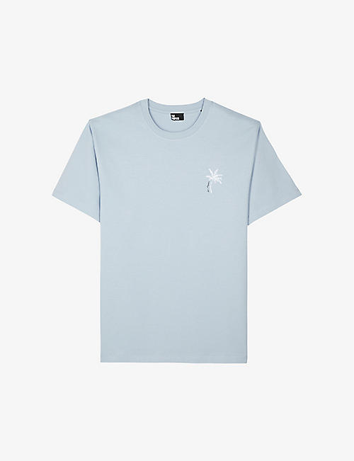 THE KOOPLES: Palm tree-embroidered cotton T-shirt
