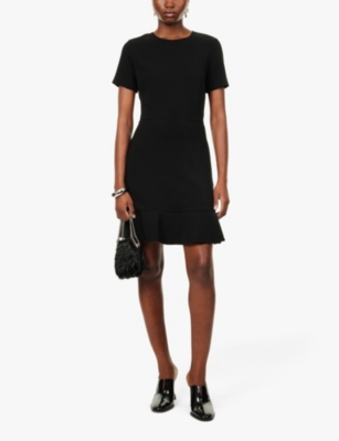 STELLA MCCARTNEY: Iconic round-neck short-sleeve stretch-woven midi dress