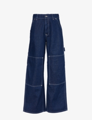 STELLA MCCARTNEY: S-Wave cargo-pocket straight-leg jeans