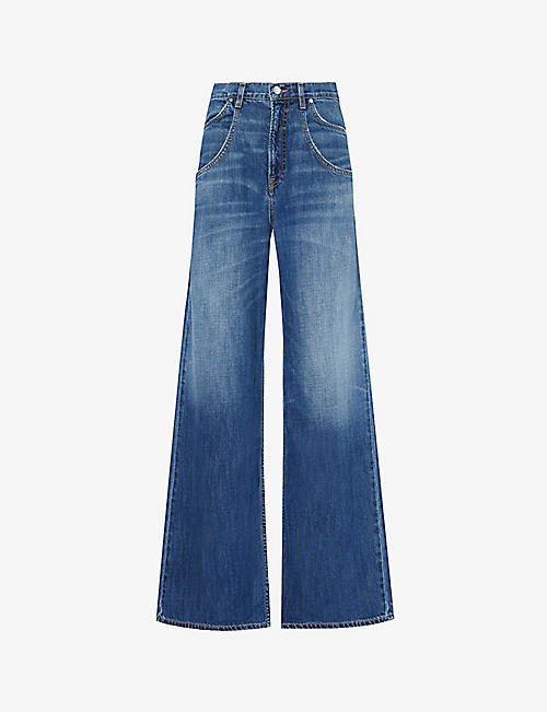 EB DENIM: Tasca Baggy high-rise wide-leg jeans