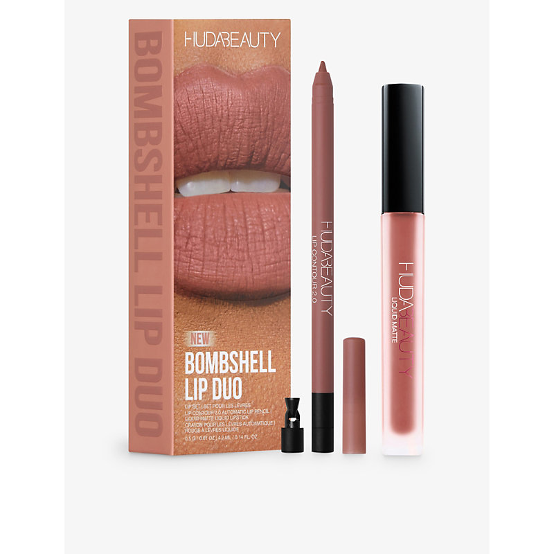 Huda Beauty Bombshell Bombshell Lip Duo Gift Set