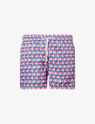 ARRELS BARCELONA: Olimpia printed swim shorts