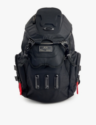 Oakley Mens Blackout Bathroom Sink Recycled-nylon Backpack