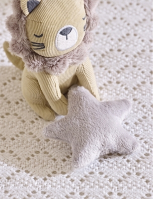 THE LITTLE WHITE COMPANY: Animal-theme woven jitter and rattle set of two