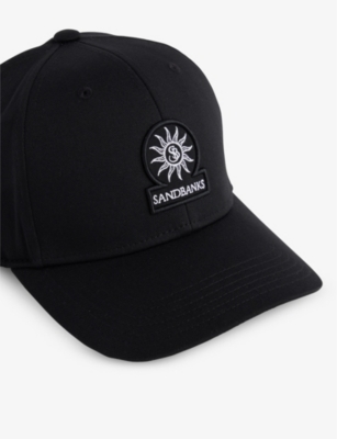 Shop Sandbanks Men's Black Badge Logo Cap