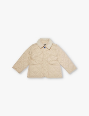 BURBERRY: Indy patch-pocket woven jacket 6 months - 2 years