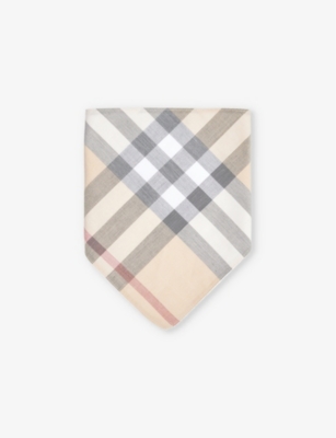 BURBERRY: Rizzo check-print cotton-jersey two-piece gift set 1-12 months