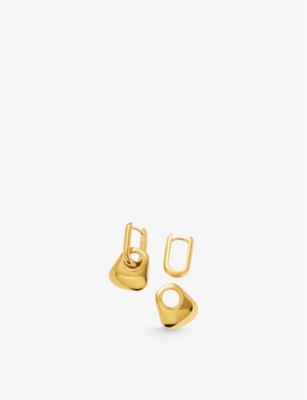 MISSOMA: Hera Mini 18ct recycled yellow gold-plated vermeil recycled sterling-silver hoop earrings