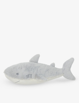 THE LITTLE WHITE COMPANY: Sammy Shark soft toy 44cm