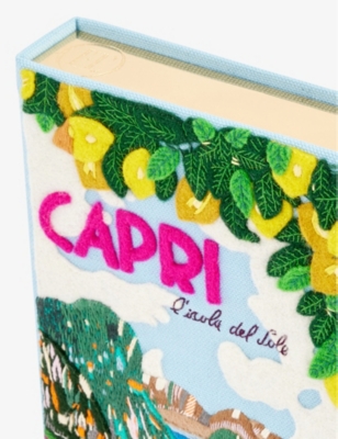 Shop Olympia Le-tan Women's Mer Bio Capri Cotton, Wool And Silk-blend Clutch Bag