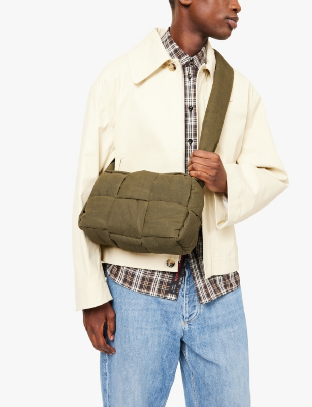 Arco Padded medium cotton cross-body bag