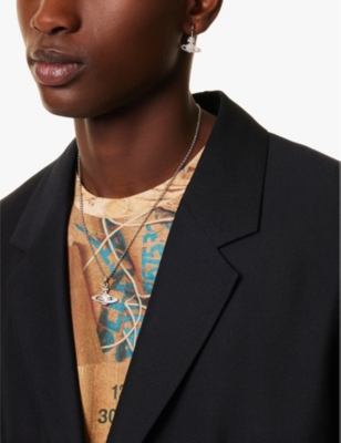 VIVIENNE WESTWOOD JEWELLERY: Grace Bas Relief crystal-embellished brass drop earrings