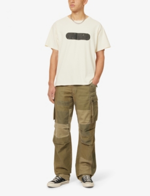 GALLERY DEPT: Gym short-sleeves relaxed-fit cotton-jersey T-shirt