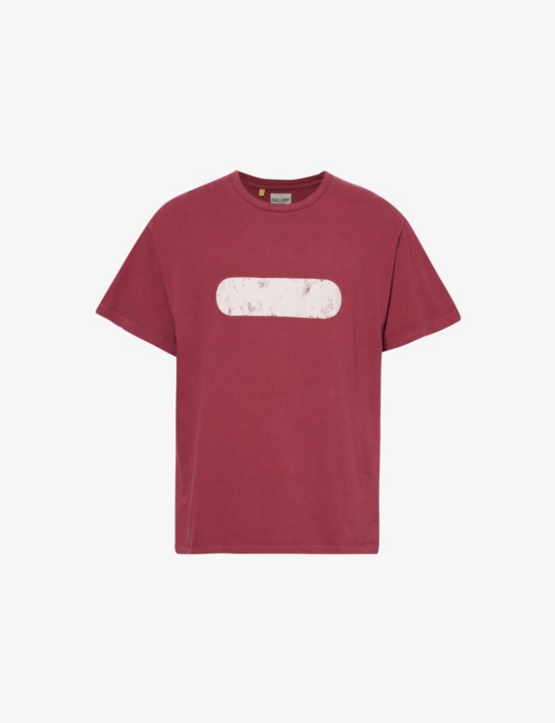 Gym short-sleeves relaxed-fit cotton-jersey T-shirt