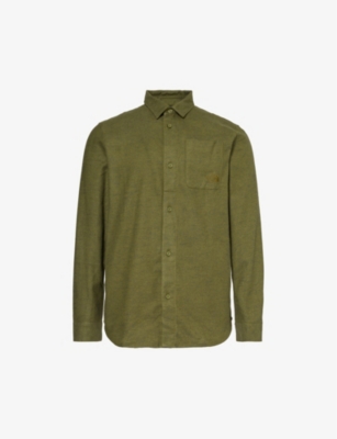 THE NORTH FACE: Patch-pocket brushed-texture cotton shirt