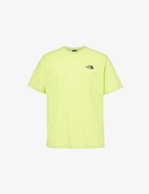 Shop The North Face Men's Fizz Lime Festival Brand-print Cotton-jersey T-shirt