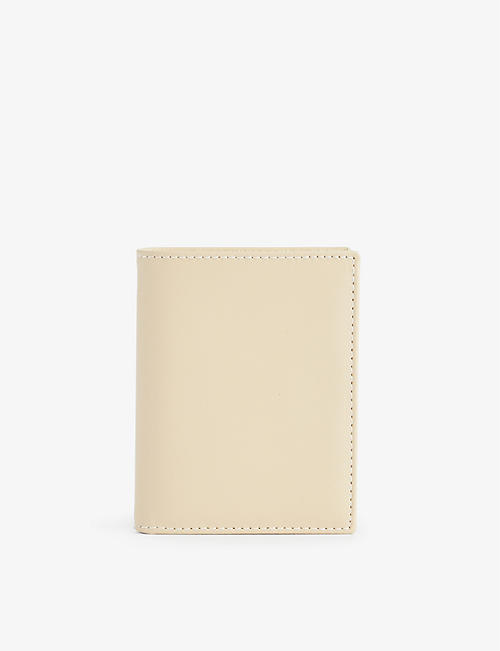 COMME DES GARCONS: Foiled-logo bifold leather wallet