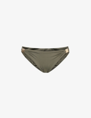 Shop Heidi Klein Women's Oli-oli Lake Maggiore Low-rise Recycled Polyamide-blend Bikini Bottoms