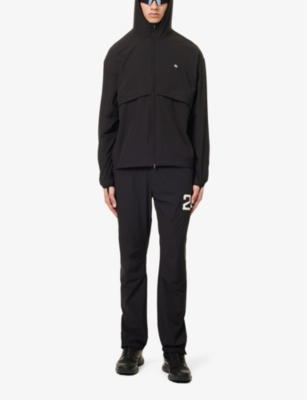 Shop 247 By Represent Men's Jet Black Training Brand-print Shell Jacket