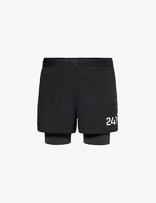 247 BY REPRESENT: Trail Short lined mid-rise stretch-woven shorts