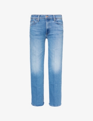 MOTHER: Mr Rambler zipped-ankle straight-leg mid-rise  stretch-denim jeans