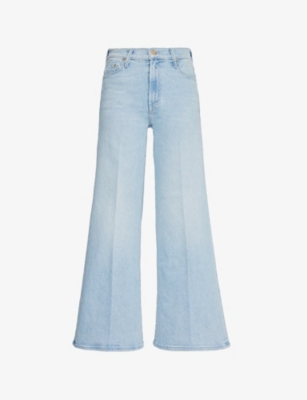 MOTHER: The Twister Flood flared-leg mid-rise jeans