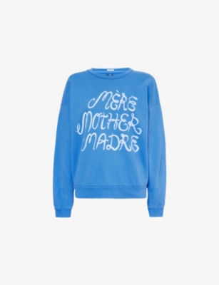 MOTHER: The Drop Square cotton-jersey sweatshirt