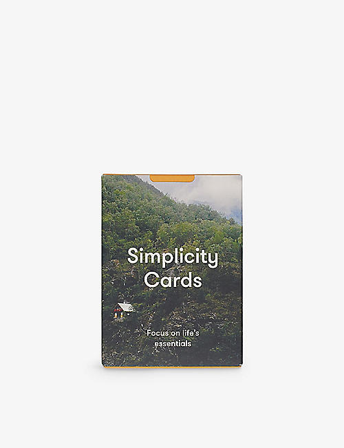 THE SCHOOL OF LIFE: Simplicity question cards pack of 52