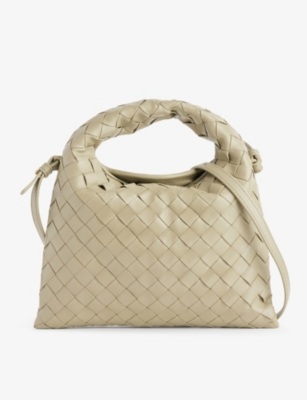 BOTTEGA VENETA: Hop mini leather cross-body bag