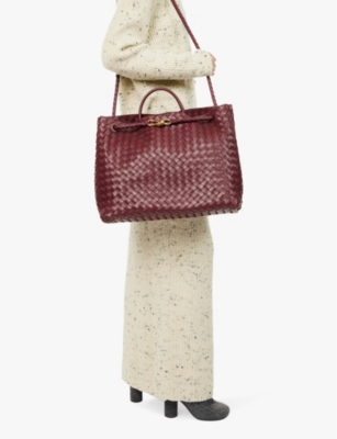 BOTTEGA VENETA: Andiamo large leather top-handle bag