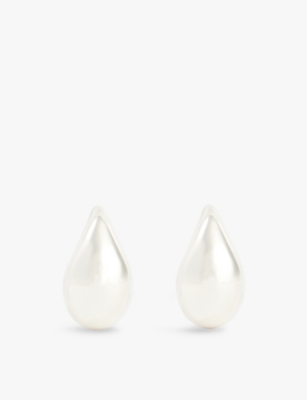 BOTTEGA VENETA: Drop sterling-silver earrings