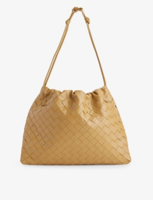 BOTTEGA VENETA: Intrecciato medium leather top-handle bag
