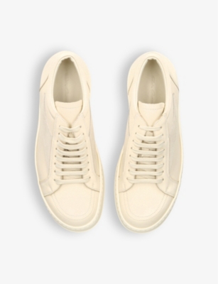 RICK OWENS: Vintage Low leather low-top trainers